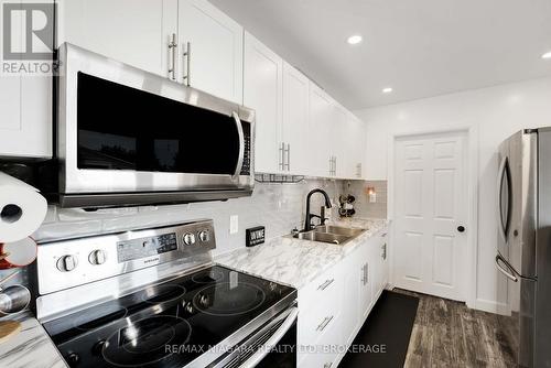 4377 Fifth Avenue, Niagara Falls (210 - Downtown), ON - Indoor Photo Showing Kitchen With Double Sink With Upgraded Kitchen