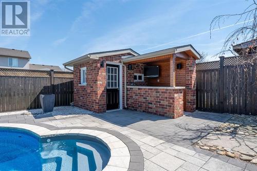 108 Paul Sloggett Court, Sarnia, ON - Outdoor With In Ground Pool With Deck Patio Veranda With Exterior