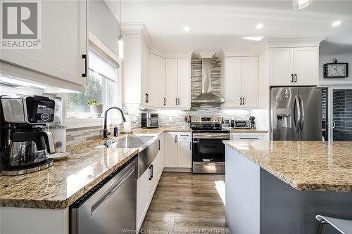 241 Sandybrook, Kingsville, ON - Indoor Photo Showing Kitchen With Upgraded Kitchen