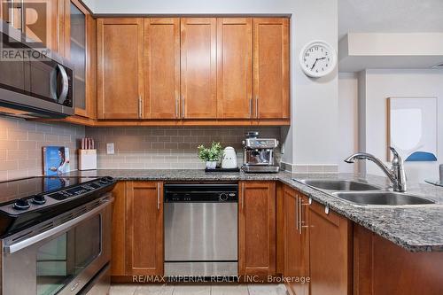 2210 - 18 Holmes Avenue, Toronto, ON - Indoor Photo Showing Kitchen With Double Sink