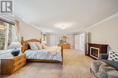 944 Duncannon Drive, Pickering, ON - Indoor Photo Showing Bedroom With Fireplace