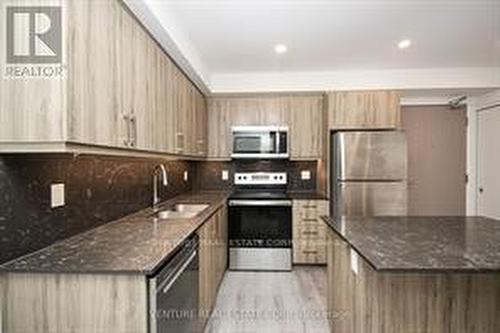 308 - 58 Lakeside Terrace, Barrie, ON - Indoor Photo Showing Kitchen With Stainless Steel Kitchen With Upgraded Kitchen