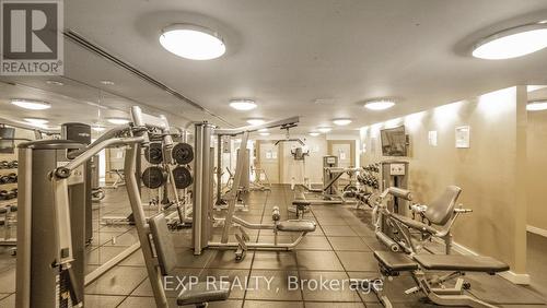 3401 - 225 Webb Drive, Mississauga, ON - Indoor Photo Showing Gym Room