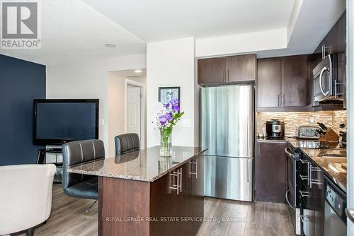 2301 - 155 Legion Road N, Toronto, ON - Indoor Photo Showing Kitchen With Stainless Steel Kitchen With Upgraded Kitchen