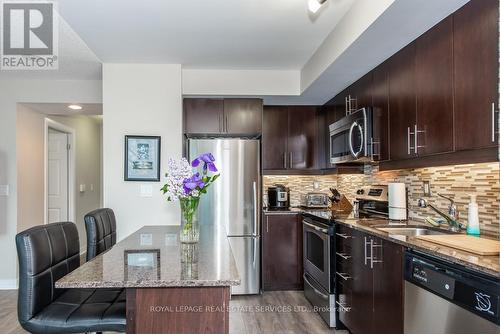 2301 - 155 Legion Road N, Toronto, ON - Indoor Photo Showing Kitchen With Stainless Steel Kitchen With Upgraded Kitchen