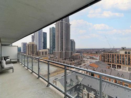 1008-365 Prince Of Wales Dr, Mississauga, ON - Outdoor With Balcony With View With Exterior