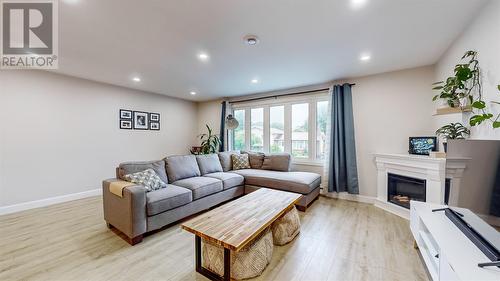 91 Stirling Crescent, St. John'S, NL - Indoor Photo Showing Living Room With Fireplace