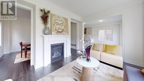 1356 Apollo Street, Oshawa, ON - Indoor Photo Showing Living Room With Fireplace