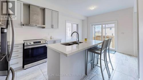 1356 Apollo Street, Oshawa, ON - Indoor Photo Showing Kitchen With Stainless Steel Kitchen With Double Sink With Upgraded Kitchen