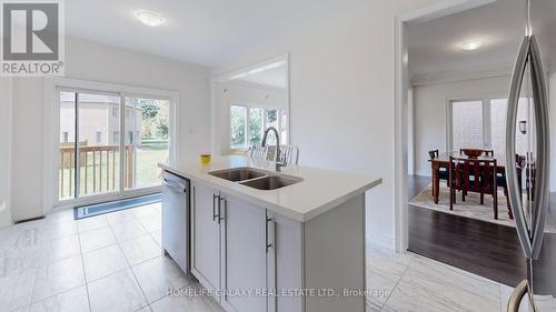 1356 Apollo Street, Oshawa, ON - Indoor Photo Showing Kitchen With Double Sink With Upgraded Kitchen