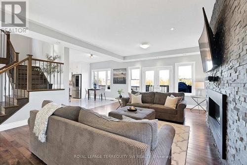 2299 Blessington Road, Tyendinaga, ON - Indoor Photo Showing Living Room With Fireplace