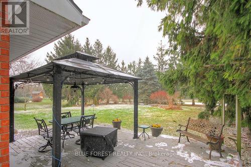 Wonderful Yard - 33895 Bissonette Avenue, Bluewater (St. Joseph), ON - Outdoor With Deck Patio Veranda