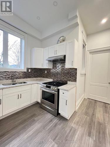 130 Pemberton Avenue, Toronto, ON - Indoor Photo Showing Kitchen With Double Sink With Upgraded Kitchen