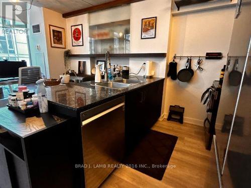 708 - 36 Charlotte Street, Toronto, ON - Indoor Photo Showing Kitchen With Double Sink