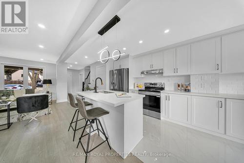 50 Scarfair Pathway, Toronto, ON - Indoor Photo Showing Kitchen With Upgraded Kitchen