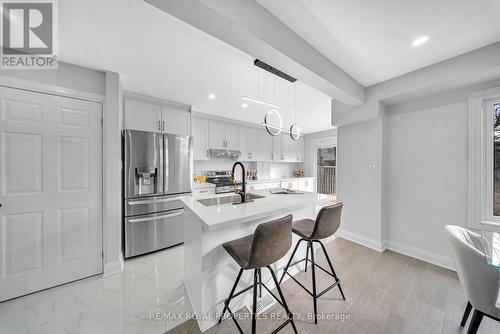 50 Scarfair Pathway, Toronto, ON - Indoor Photo Showing Kitchen With Upgraded Kitchen