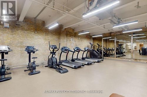 515 - 150 Logan Avenue, Toronto, ON - Indoor Photo Showing Gym Room