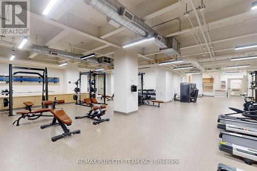 515 - 150 Logan Avenue, Toronto, ON - Indoor Photo Showing Gym Room