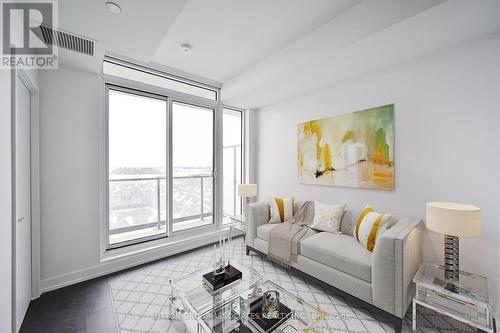 1010 - 215 Veterans Drive, Brampton, ON - Indoor Photo Showing Living Room