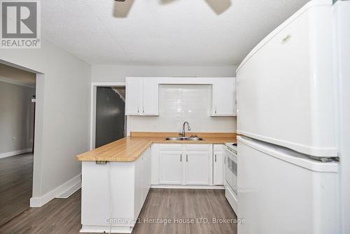 407 Welland Avenue, St. Catharines (445 - Facer), ON - Indoor Photo Showing Kitchen With Double Sink