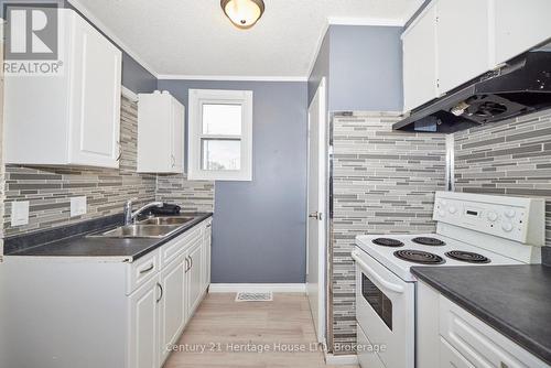 407 Welland Avenue, St. Catharines (445 - Facer), ON - Indoor Photo Showing Kitchen With Double Sink