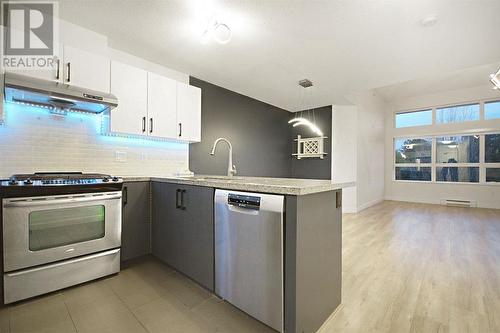 407 8600 Park Road, Richmond, BC - Indoor Photo Showing Kitchen With Stainless Steel Kitchen