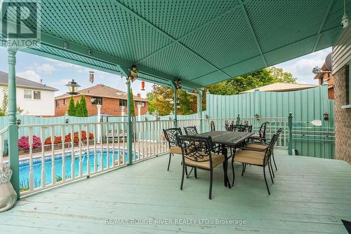 1106 Ridge Valley Drive, Oshawa (Pinecrest), ON - Outdoor With In Ground Pool With Deck Patio Veranda With Exterior