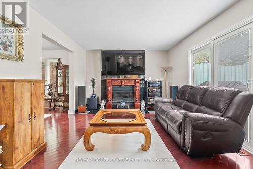 1106 Ridge Valley Drive, Oshawa (Pinecrest), ON - Indoor Photo Showing Living Room With Fireplace