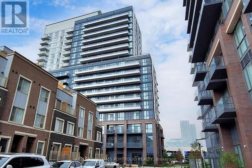 1802 - 38 Honeycrisp Crescent, Vaughan, ON - Outdoor With Balcony With Facade