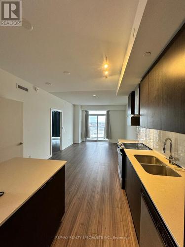 1103 - 55 Duke Street, Kitchener, ON - Indoor Photo Showing Kitchen With Double Sink