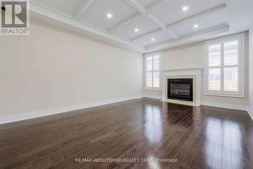 206 Jessie Caverhill, Oakville, ON - Indoor Photo Showing Living Room With Fireplace