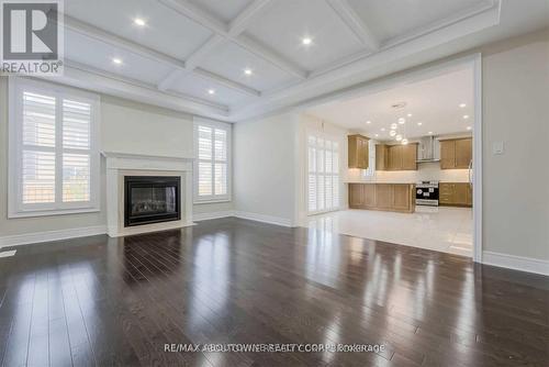 206 Jessie Caverhill, Oakville, ON - Indoor Photo Showing Living Room With Fireplace