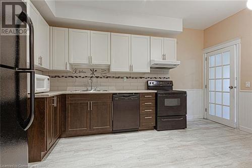 65 Aikman Avenue, Hamilton, ON - Indoor Photo Showing Kitchen With Double Sink