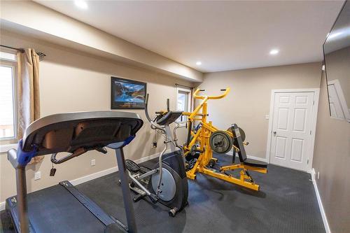 42 Colleen Avenue, Arnes, MB - Indoor Photo Showing Gym Room