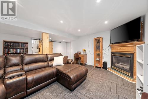 176 Dixon Drive, Quinte West, ON - Indoor Photo Showing Living Room With Fireplace