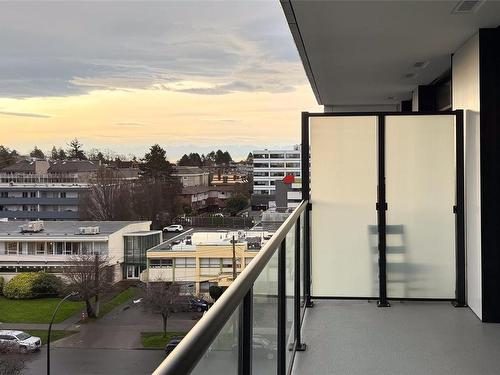 606-1100 Yates St, Victoria, BC - Outdoor With Balcony With View