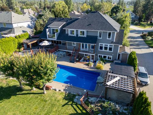 3374 Larkspur Court, Kelowna, BC - Outdoor With In Ground Pool With Deck Patio Veranda