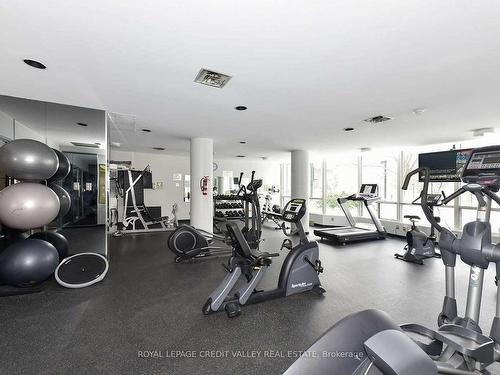 710-4460 Tucana Crt, Mississauga, ON - Indoor Photo Showing Gym Room