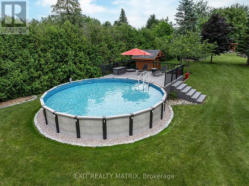 20296 Kenyon Conc Rd 1 Road, North Glengarry, ON - Outdoor With Above Ground Pool With Backyard