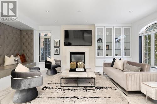 69 Glenforest Drive, Vaughan, ON - Indoor Photo Showing Living Room With Fireplace