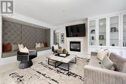 69 Glenforest Drive, Vaughan, ON - Indoor Photo Showing Living Room With Fireplace