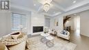 7 Fauchard Street, Richmond Hill, ON  - Indoor Photo Showing Living Room With Fireplace 