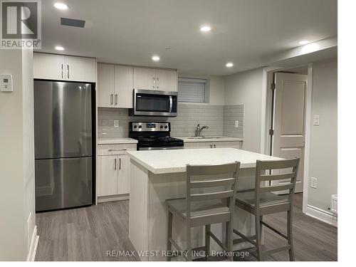 Bsmt - 157 Indian Grove, Toronto, ON - Indoor Photo Showing Kitchen With Stainless Steel Kitchen With Upgraded Kitchen