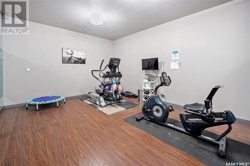 214 225 Maningas Bend, Saskatoon, SK - Indoor Photo Showing Gym Room