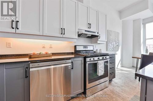 447 - 155 Dalhousie Street, Toronto, ON - Indoor Photo Showing Kitchen With Stainless Steel Kitchen