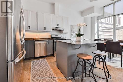 447 - 155 Dalhousie Street, Toronto, ON - Indoor Photo Showing Kitchen With Stainless Steel Kitchen