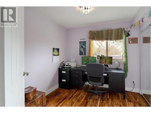 Bedroom #4 upstairs - 600 Welke Road, Kelowna, BC - Indoor Photo Showing Office