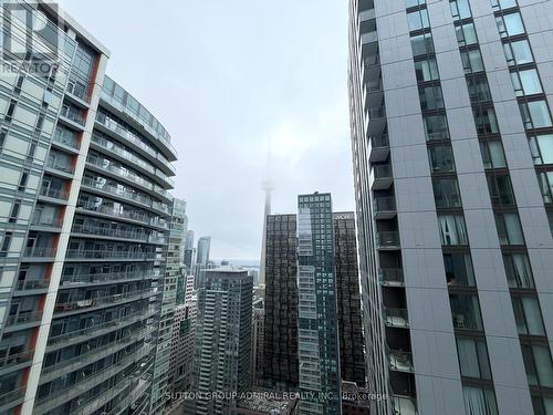 4029 - 28 Widmer Street, Toronto, ON - Outdoor With Balcony With Facade