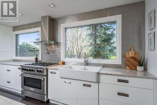 1 Terry Court, Halton Hills, ON - Indoor Photo Showing Kitchen With Double Sink