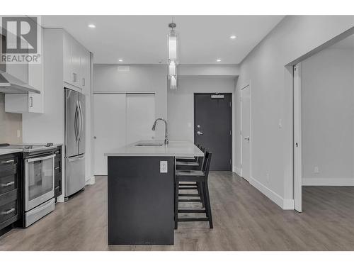 4215 Gellatly Road S Unit# 1202, West Kelowna, BC - Indoor Photo Showing Kitchen With Stainless Steel Kitchen With Upgraded Kitchen